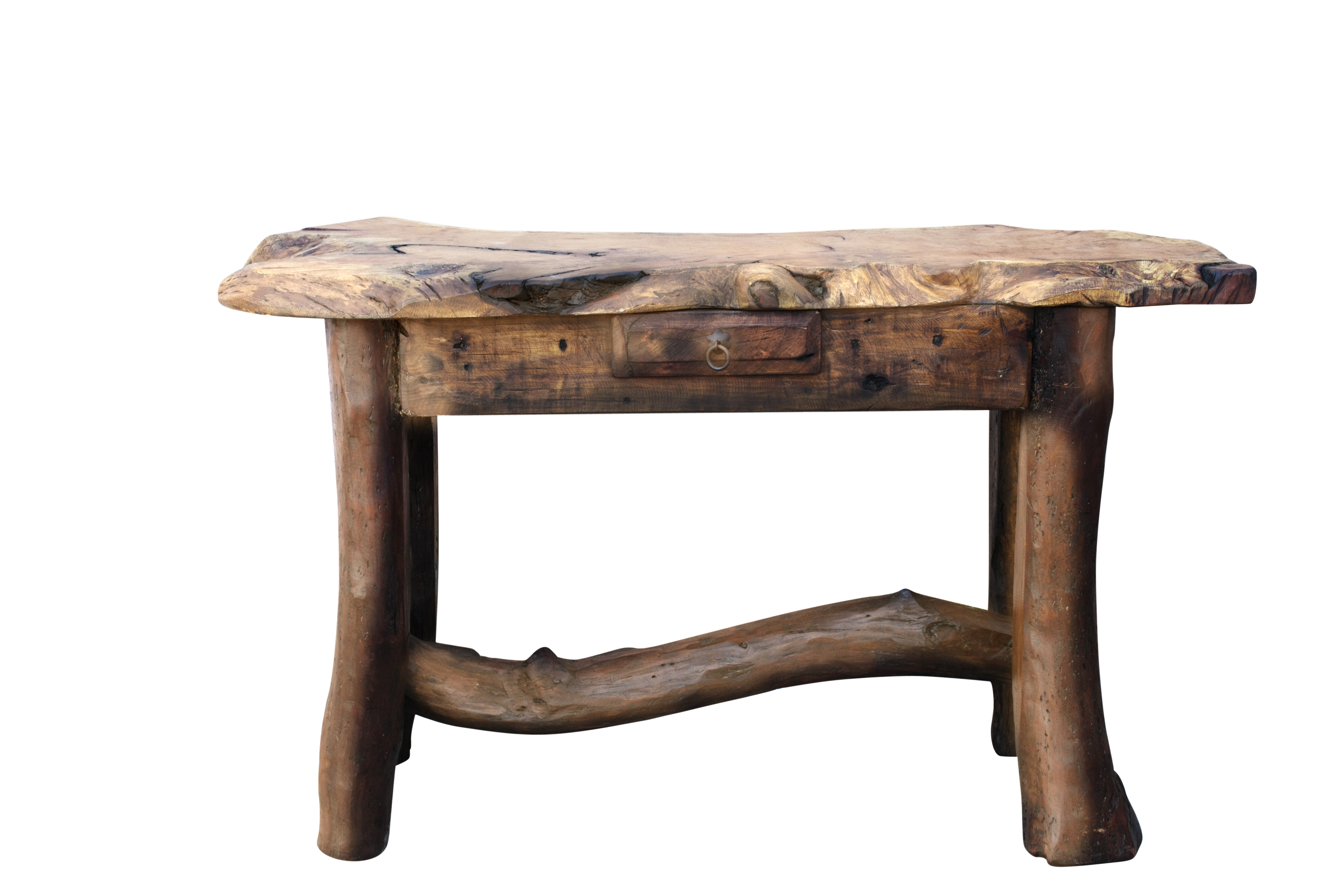 barron rustic sofa table